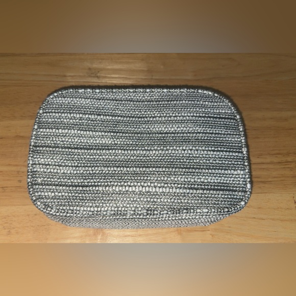 Chanel Black and Silver Women's Cosmetic Pouch - Picture 2 of 3